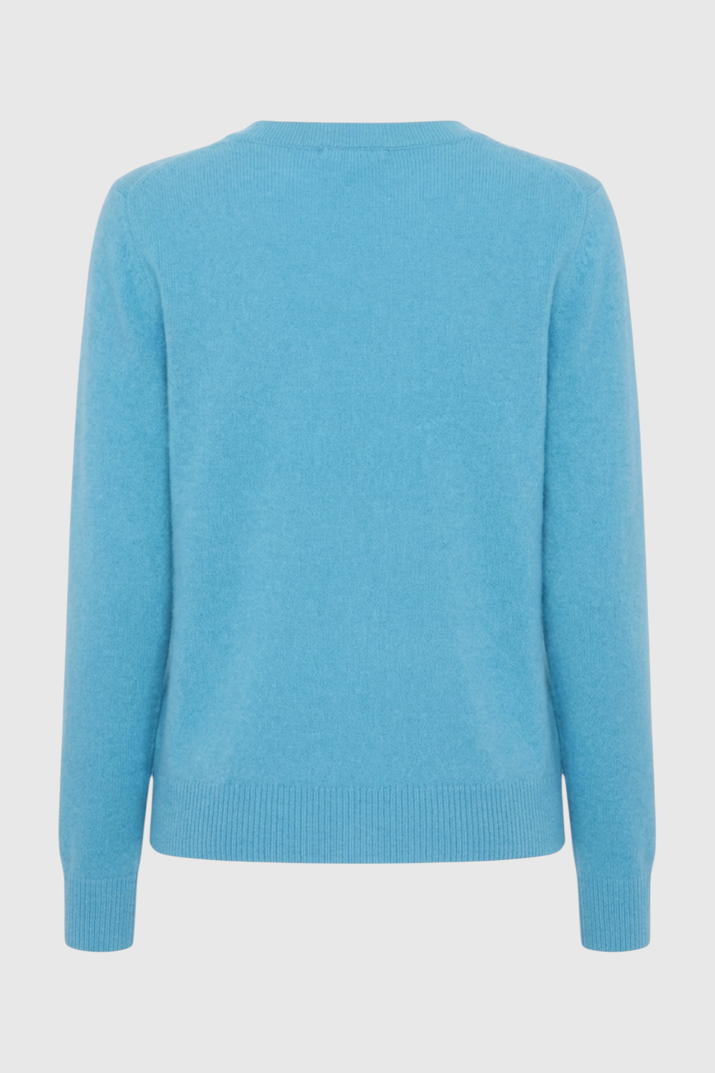 Sophia | Flattering Light Blue V-Neck Women's Sweater with Fitted Silhouette - Lumina