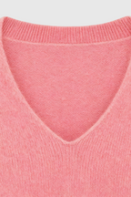 Sophia | Flattering V-Neck Knit Design with Long Sleeves Sweater - Lumina