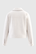 Sophia | Modern Cropped Zip-Up Jacket with Functional Pockets - Lumina