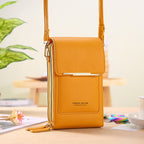 Sophia | Modern Vegan Leather Shoulder Bag with Touch Features - Lumina