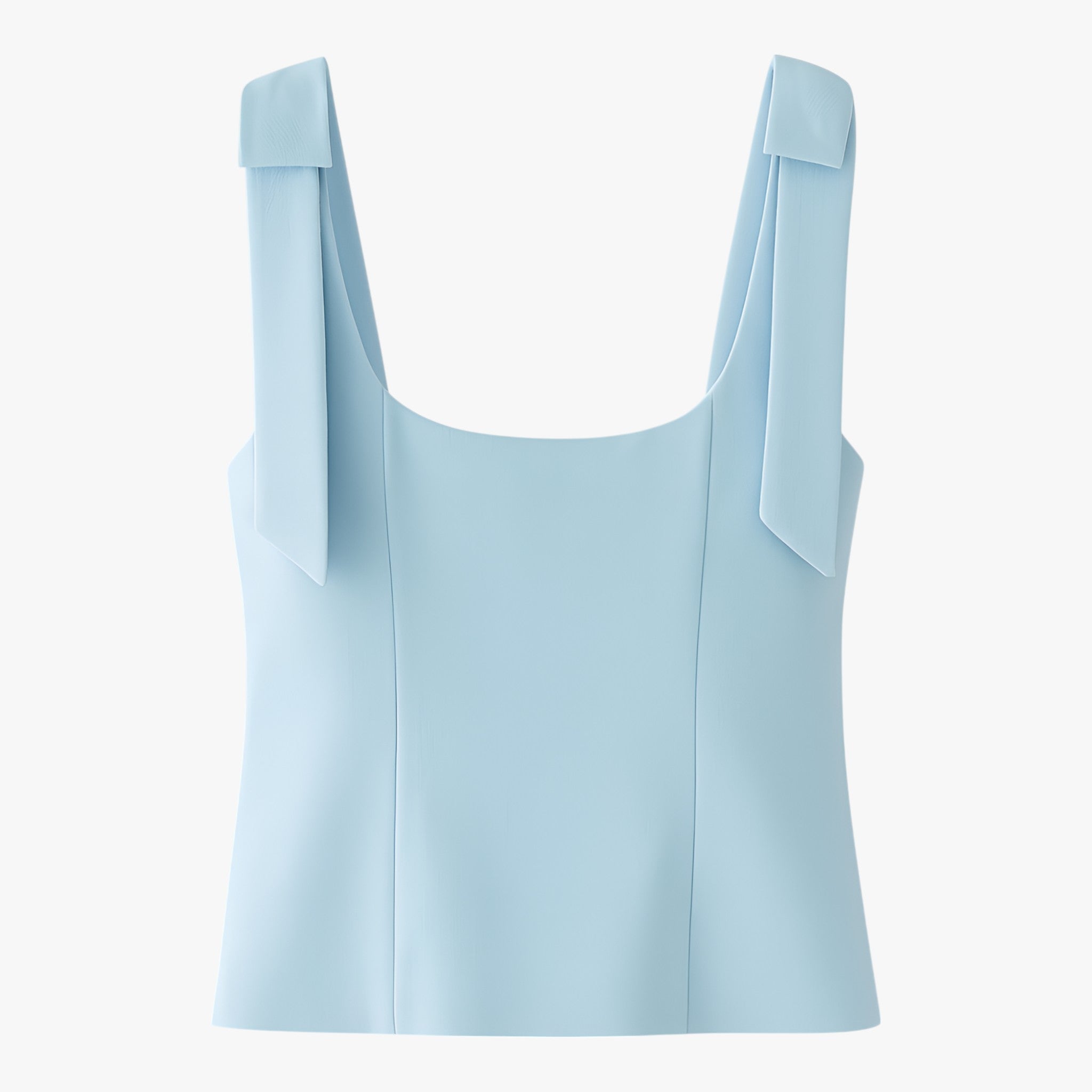 Sophia | Playful Bow-Detail Crop Top with Zipper Closure - Lumina