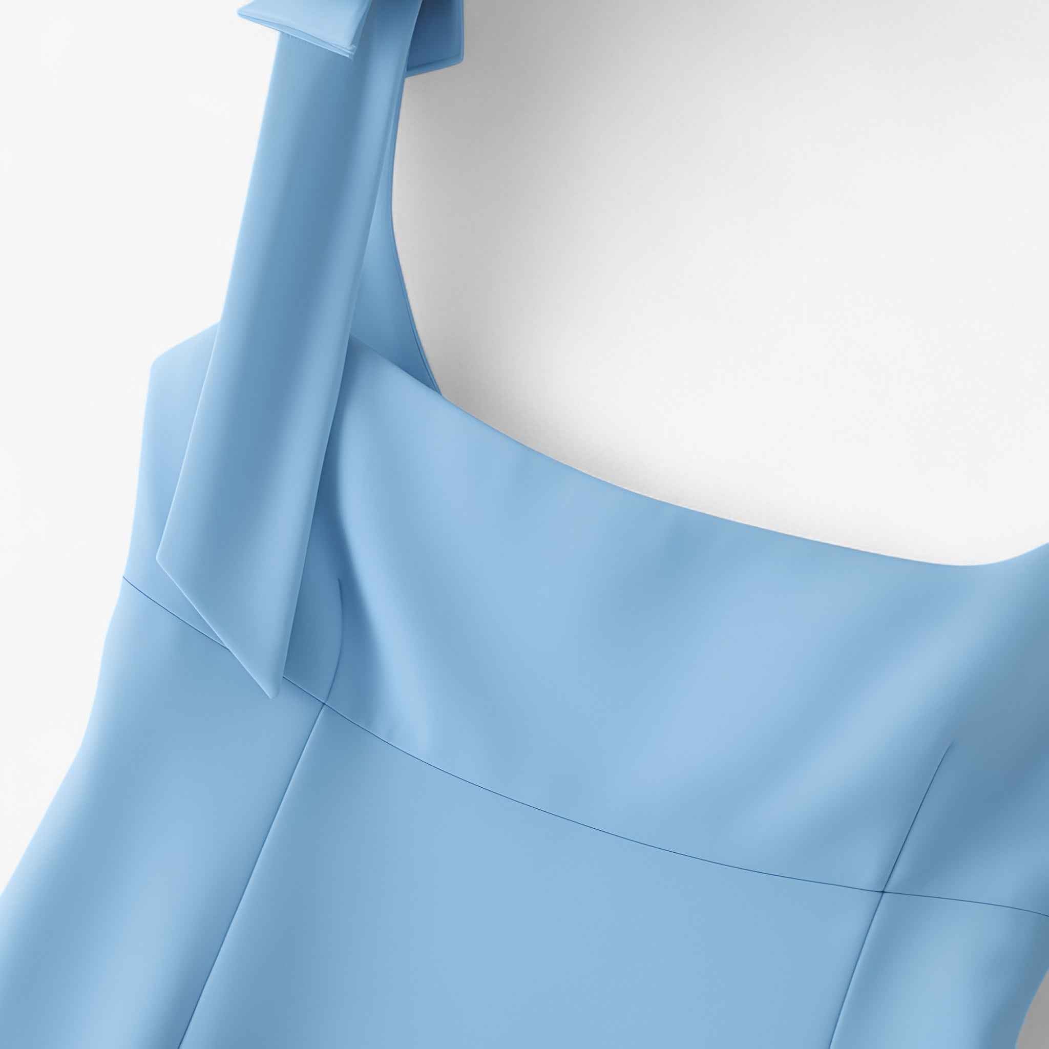 Sophia | Playful Bow-Detail Crop Top with Zipper Closure - Lumina