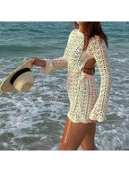 Gorgeous Floral-Patterned Cover-Up Dress