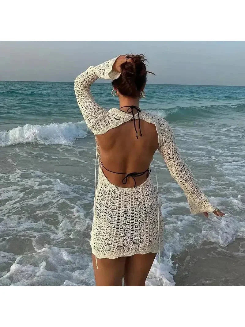 Gorgeous Floral-Patterned Cover-Up Dress
