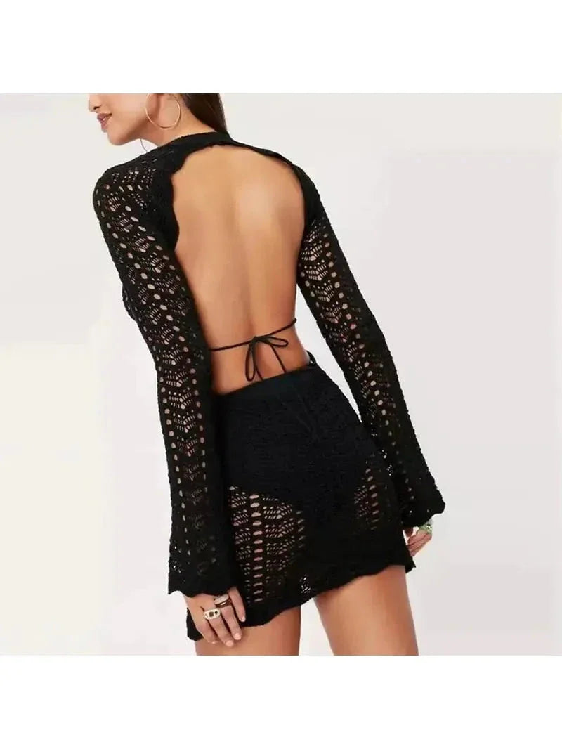 Gorgeous Floral-Patterned Cover-Up Dress