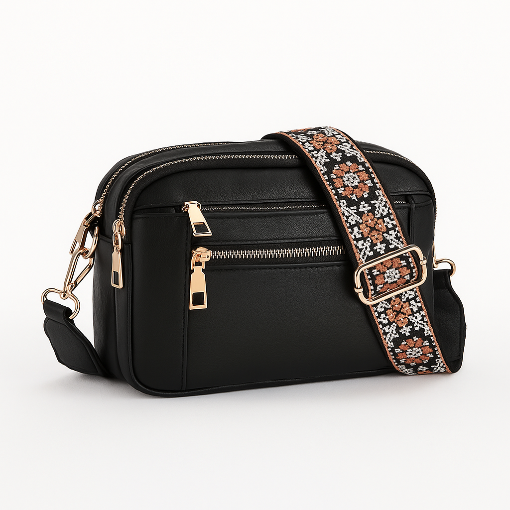 Victoria | Bohemian-Inspired Vegan Leather Shoulder Bag - Lumina