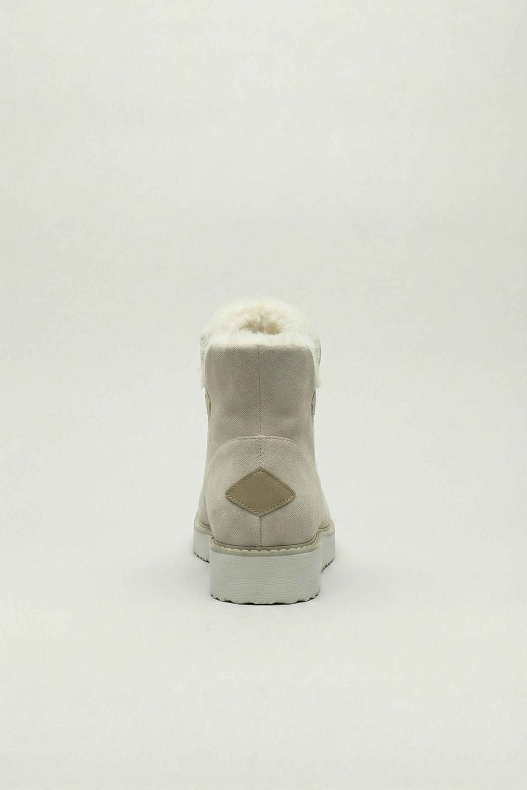 Victoria | Chic Beige Ankle Boots with Durable Sole - Lumina