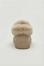Victoria | Chic Beige Winter Boots with Sturdy Sole and Warm Lining - Lumina