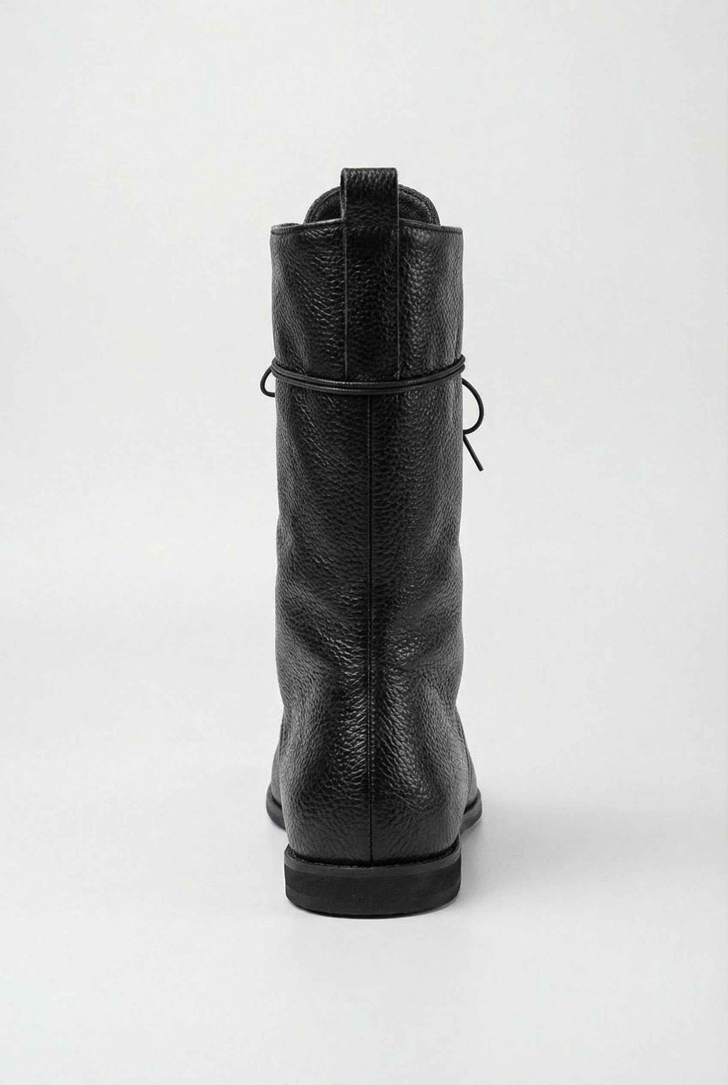 Victoria | Chic Black Lace Up Ankle Boots with Cozy Lining - Lumina