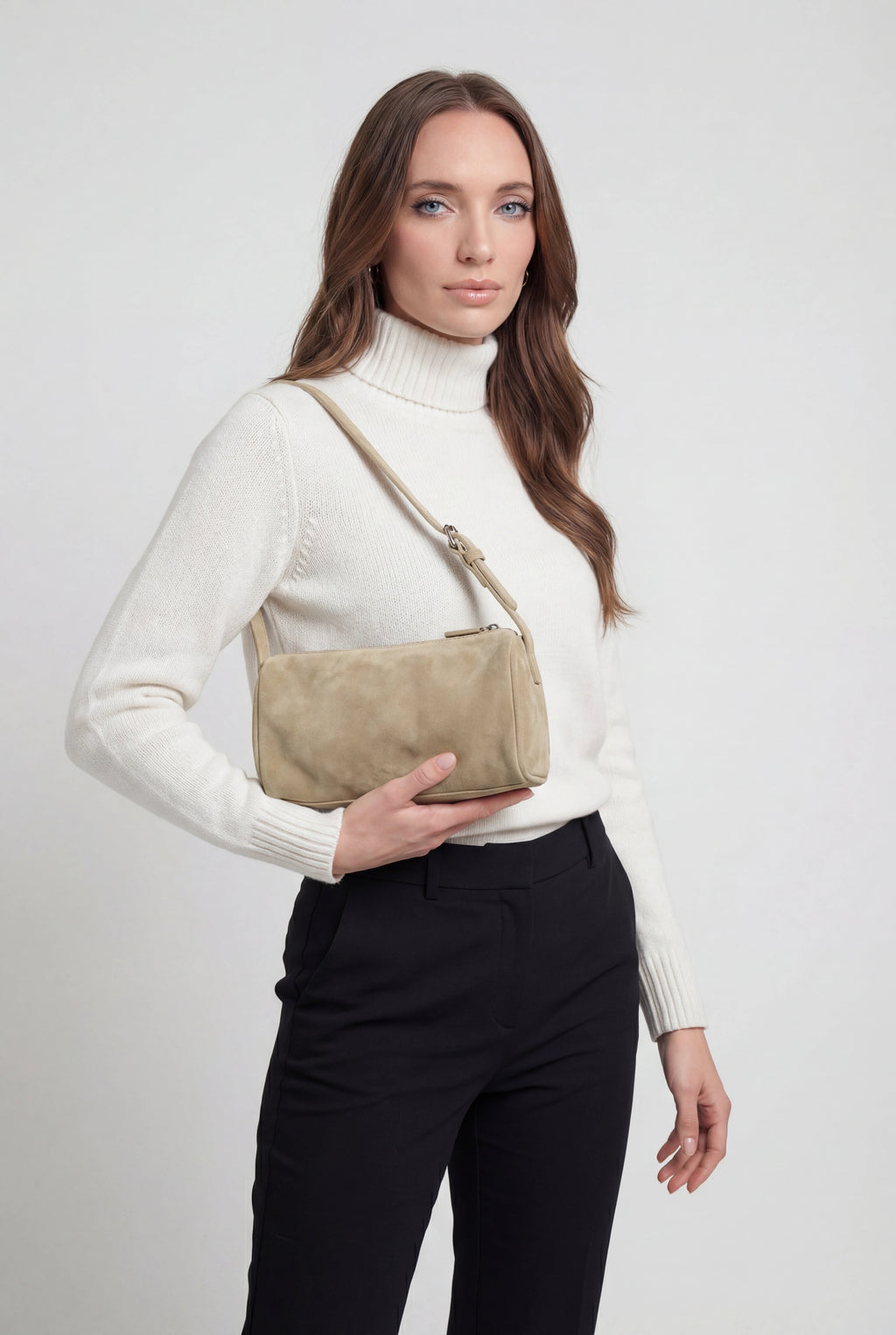 Victoria | Chic Black Mini Shoulder Bag with Adjustable Strap - Lumina