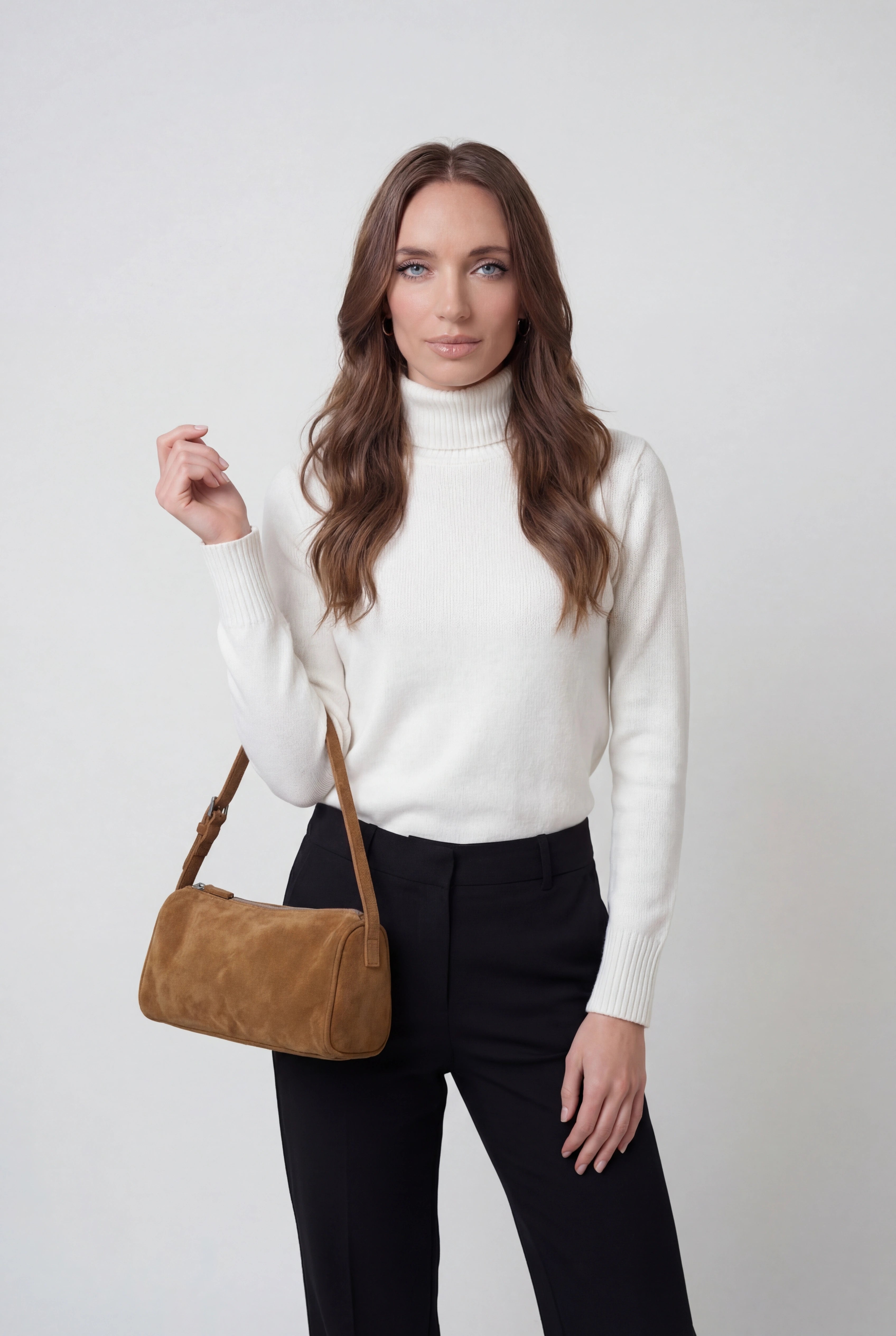 Victoria | Chic Black Mini Shoulder Bag with Adjustable Strap - Lumina