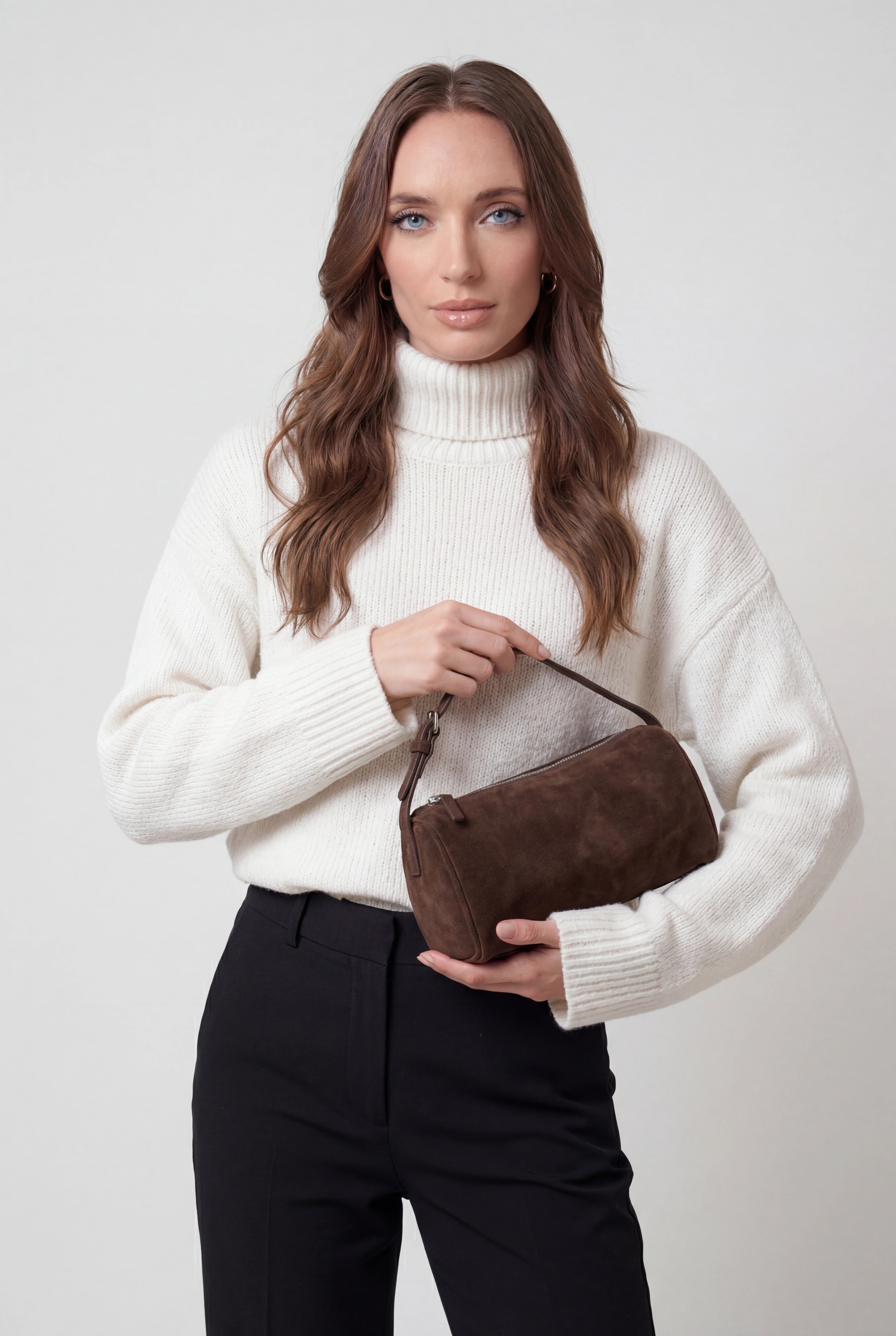 Victoria | Chic Black Mini Shoulder Bag with Adjustable Strap - Lumina