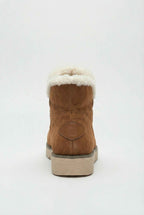 Victoria | Chic Brown Ankle Boots with Warm Lining - Lumina