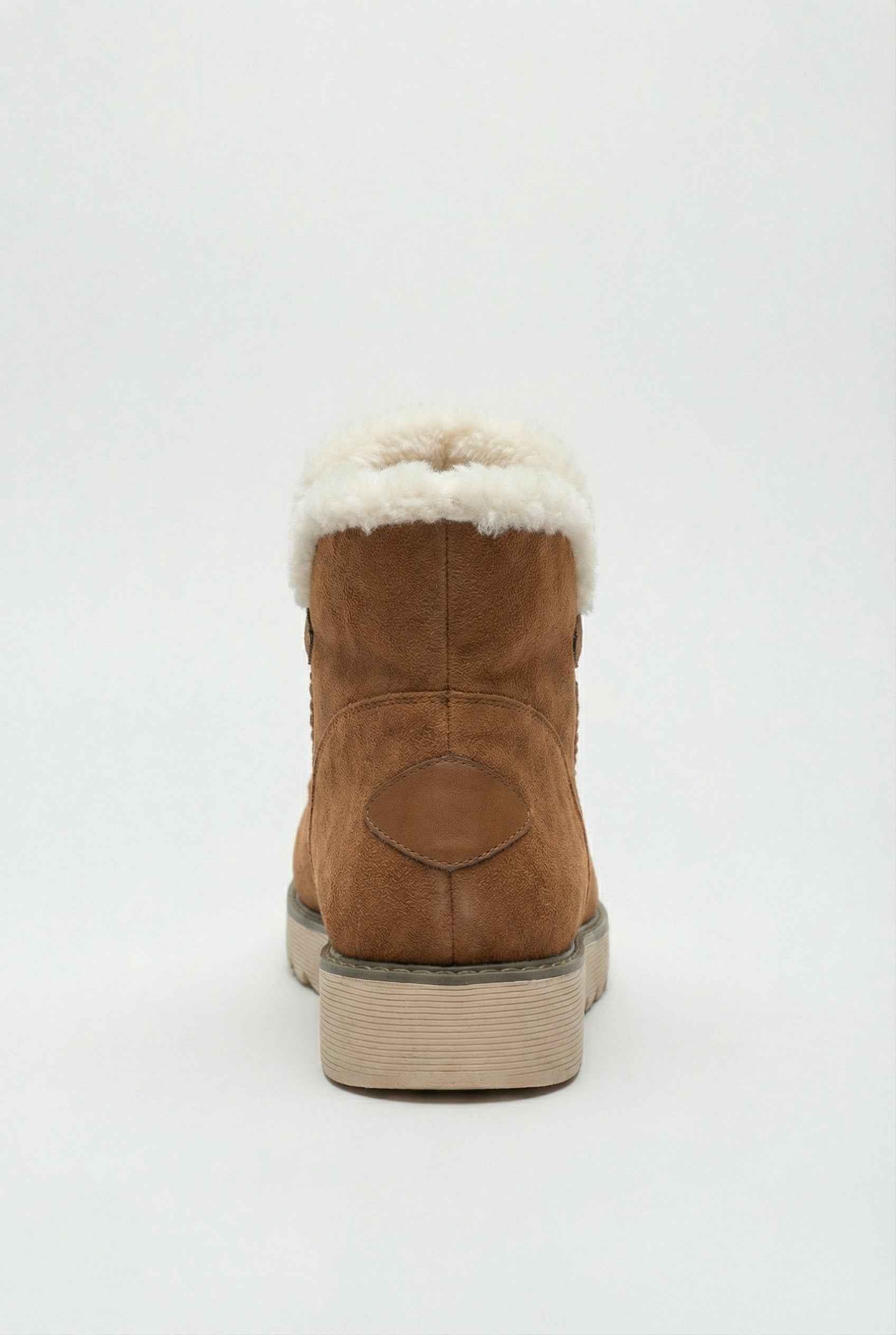 Victoria | Chic Brown Ankle Boots with Warm Lining - Lumina