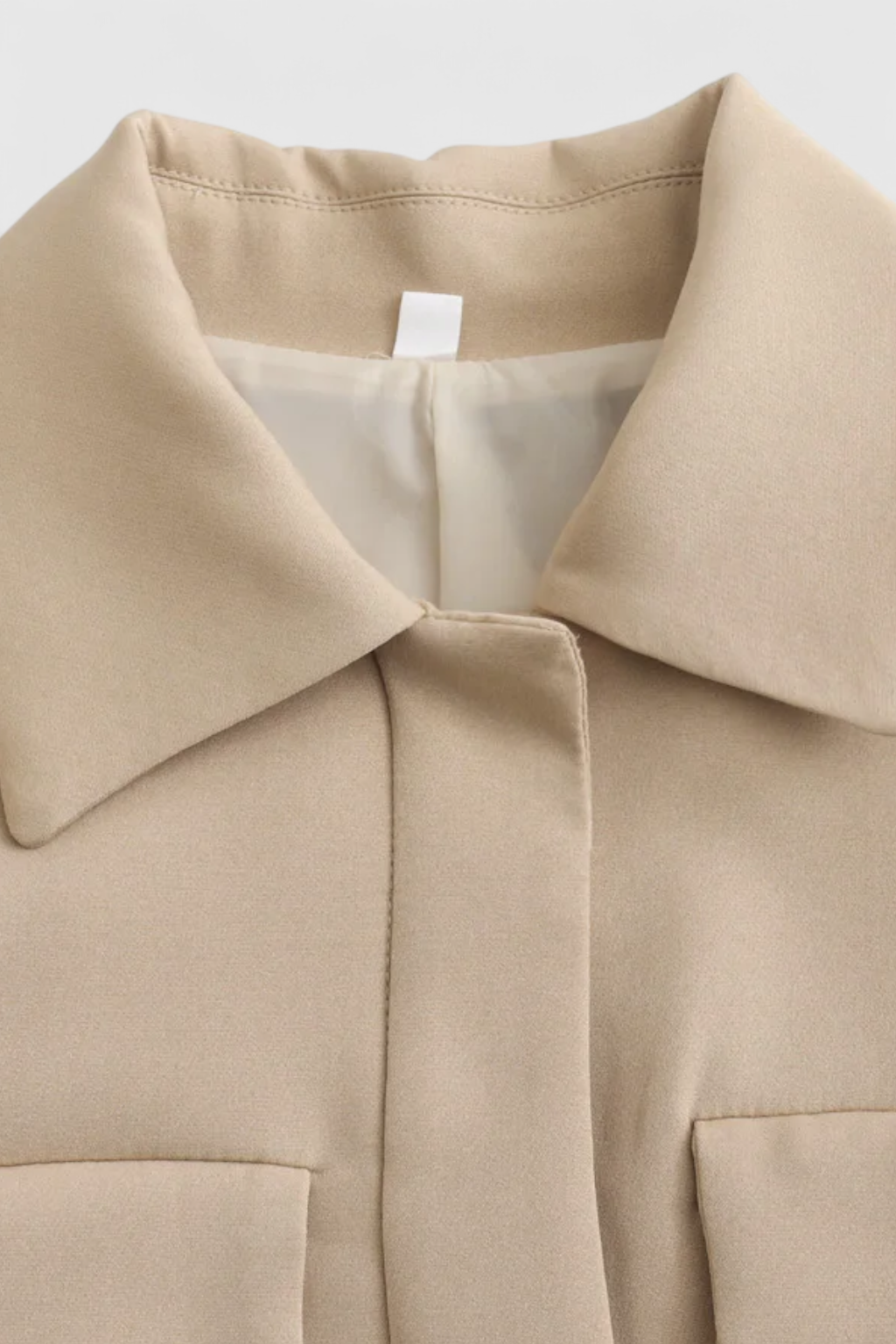 Victoria | Chic Cropped Button Jacket with Flattering Fit - Lumina
