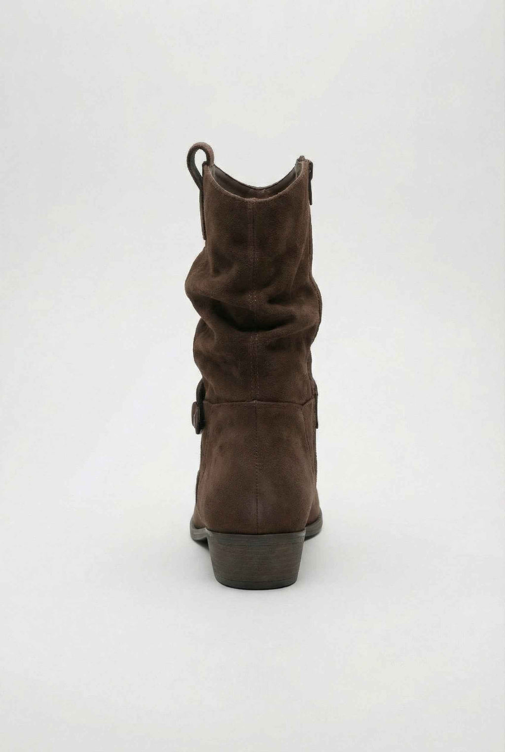 Victoria | Chic Dark Brown Suede Ankle Boots with Warm Lining - Lumina