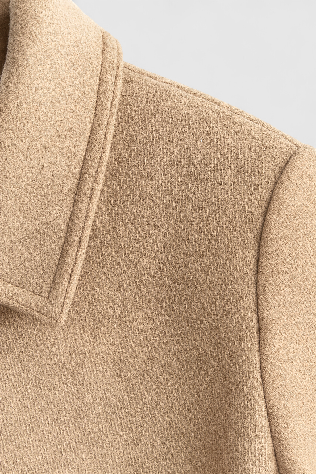 Victoria | Chic Khaki Women's Windbreaker Jacket with Lapel Collar - Lumina