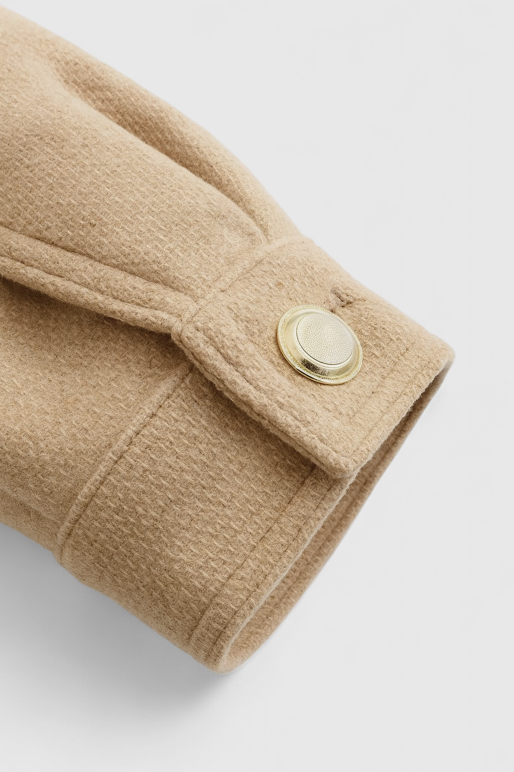 Victoria | Chic Khaki Women's Windbreaker Jacket with Lapel Collar - Lumina