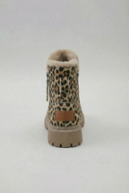 Victoria | Chic Leopard Ankle Boots with Cozy Lining - Lumina