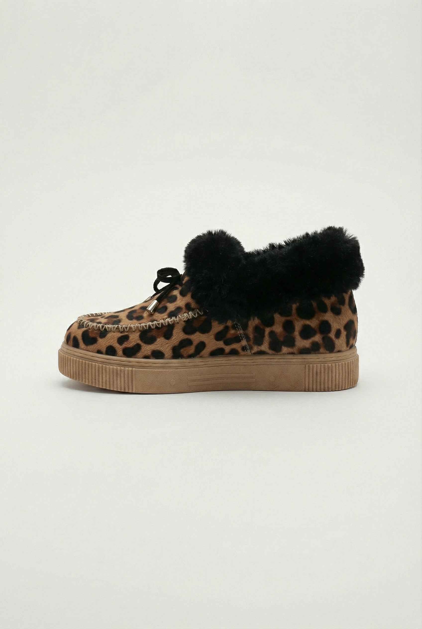 Victoria | Chic Leopard Print Ankle Boots with Cozy Lining - Lumina