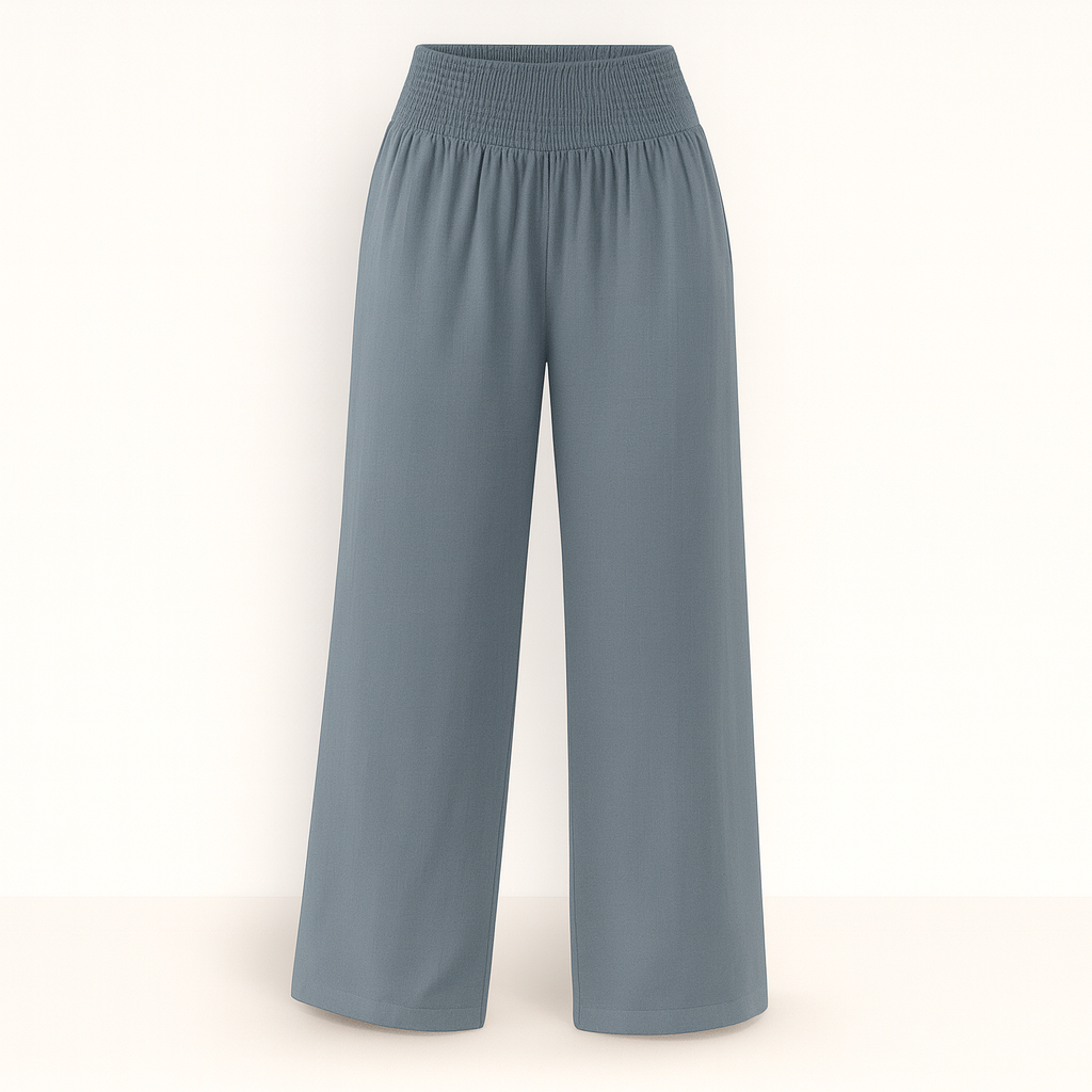 Victoria | Chic Lightweight Wide-Leg Trousers for Effortless Summer Style - Lumina