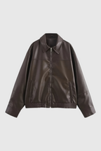 Victoria | Chic Loose Fit Aviator Jacket for Women - Lumina