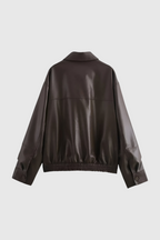 Victoria | Chic Loose Fit Aviator Jacket for Women - Lumina