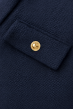 Victoria | Chic Navy Short Jacket with Modern Silhouette - Lumina