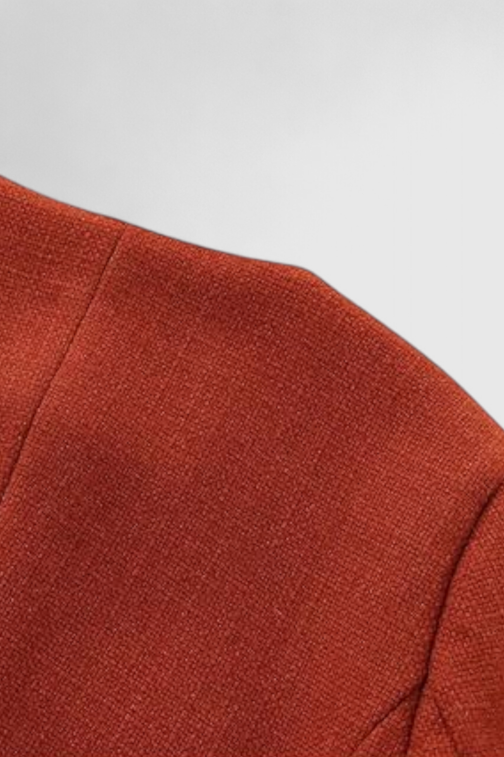 Victoria | Chic Orange-Red Short Jacket with Versatile Style - Lumina