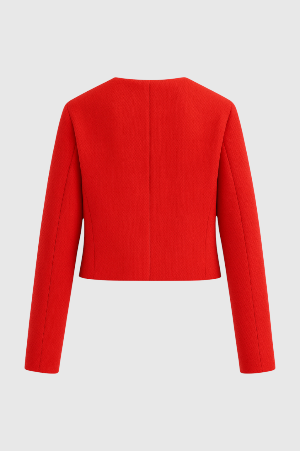 Victoria | Chic Red Short Jacket with Versatile Style - Lumina