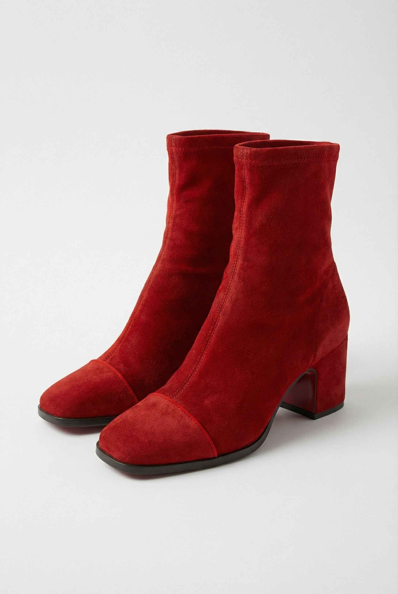Victoria | Chic Retro Mid Calf Boots for Women with Statement Heel - Lumina