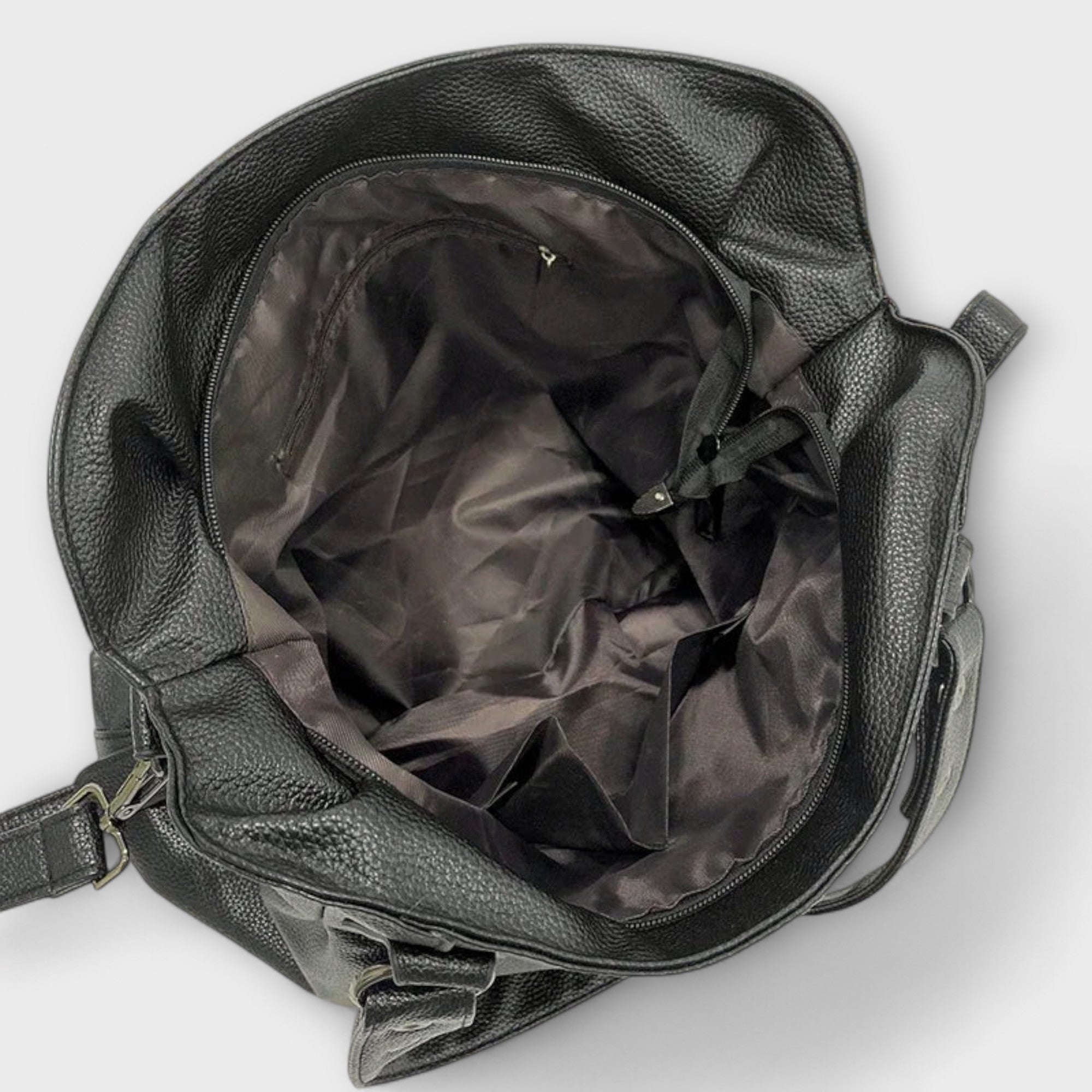 Victoria | Chic Structured Hobo Shoulder Bag with Dual Straps - Lumina