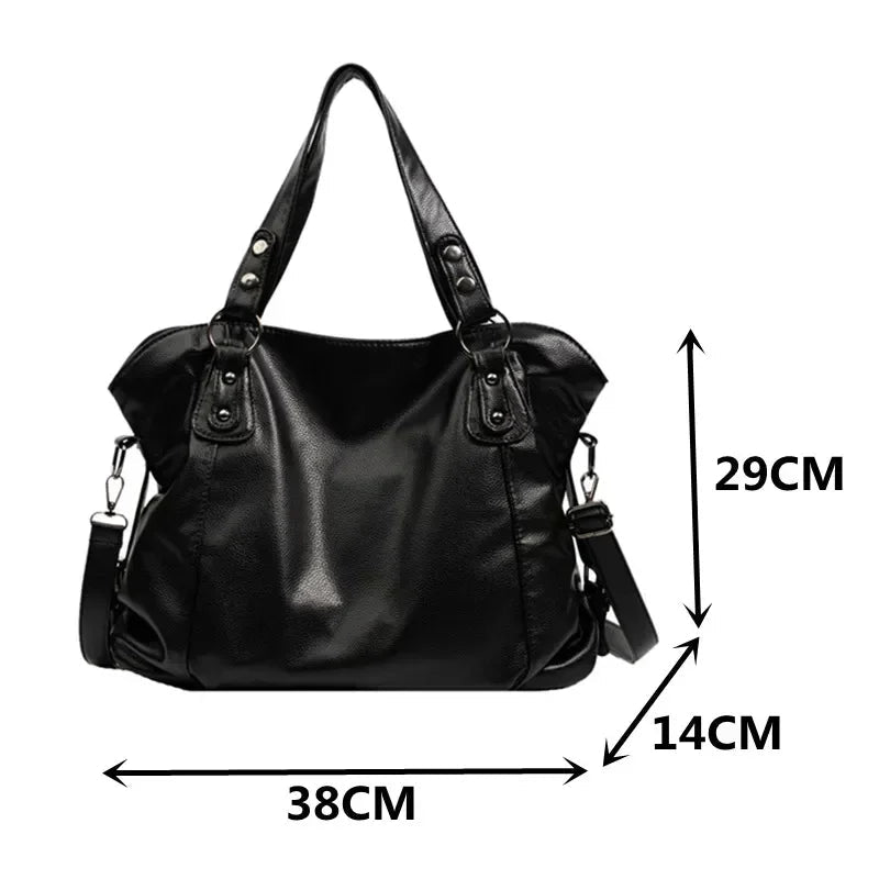 Victoria | Chic Structured Hobo Shoulder Bag with Dual Straps - Lumina