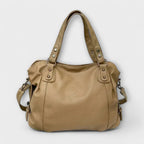 Victoria | Chic Structured Hobo Shoulder Bag with Dual Straps - Lumina