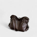 Victoria | Chic Structured Hobo Shoulder Bag with Dual Straps - Lumina
