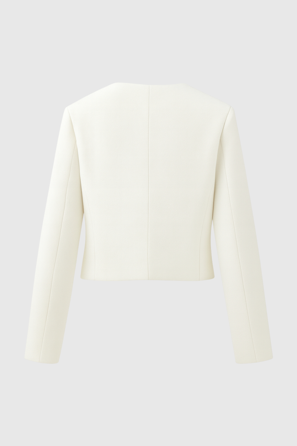 Victoria | Chic Tailored White Short Jacket with Versatile Style - Lumina