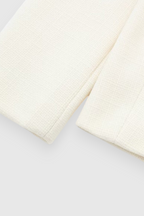 Victoria | Chic Tailored White Short Jacket with Versatile Style - Lumina