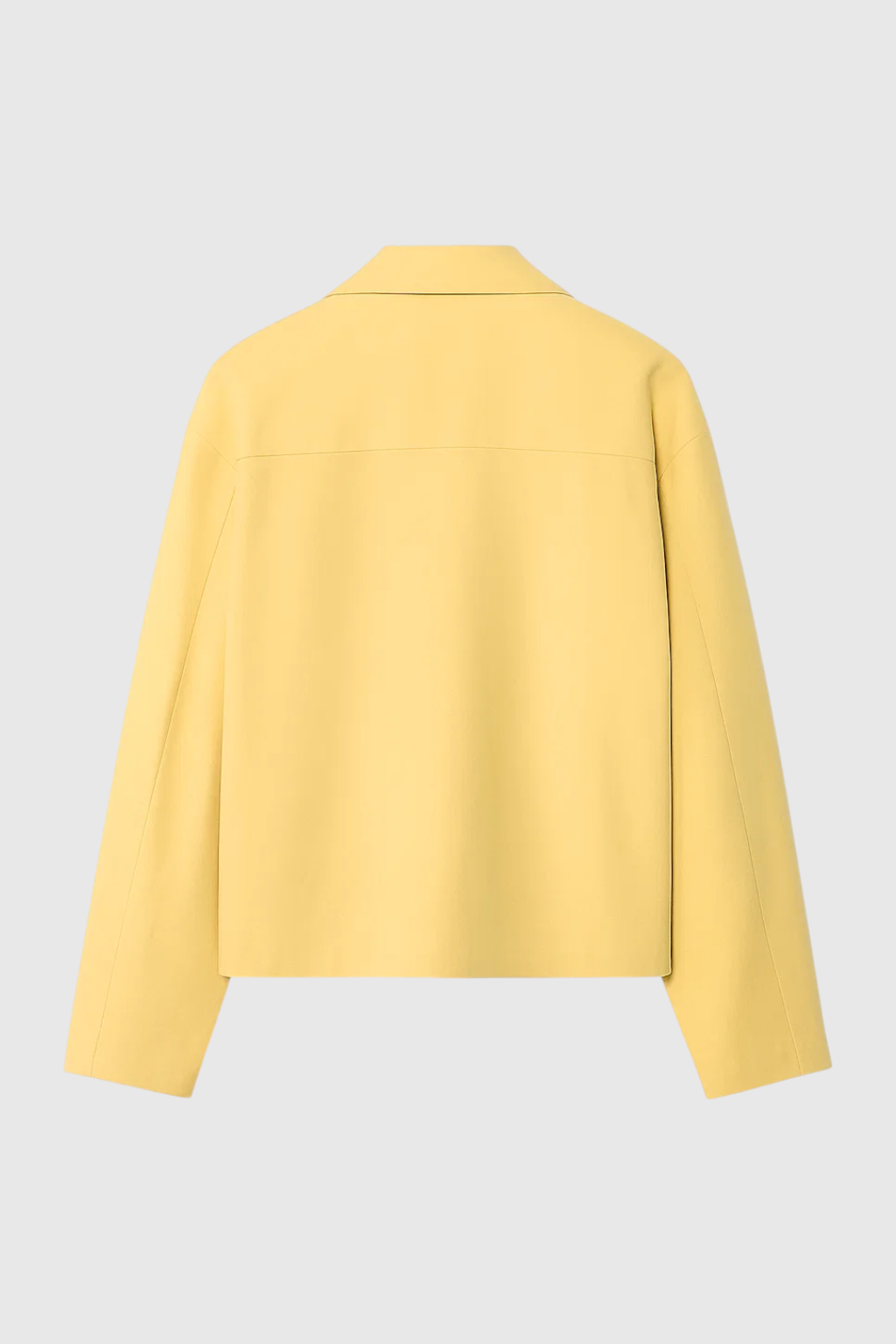 Victoria | Chic Yellow Casual Bomber Jacket with Zipper - Lumina