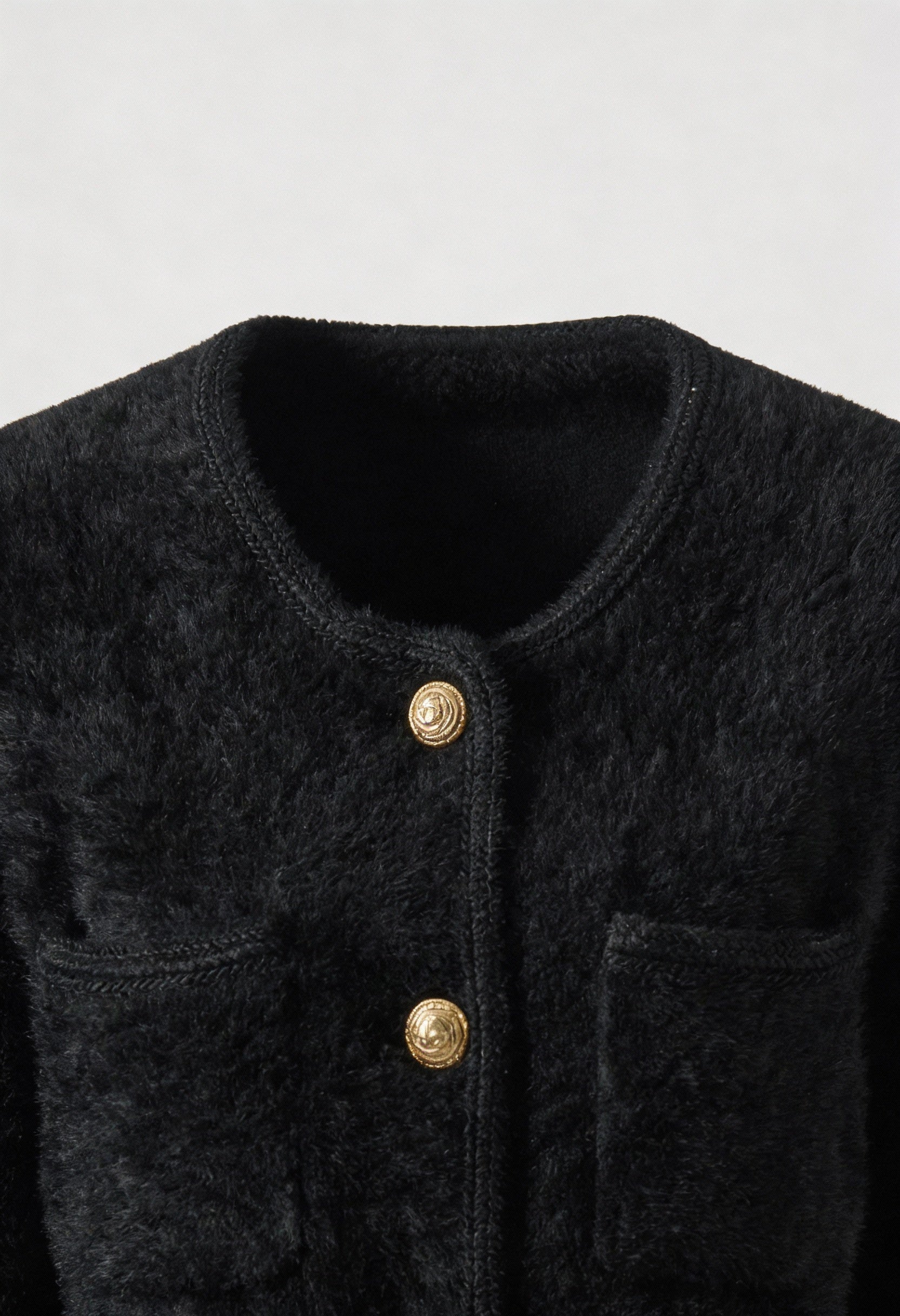 Victoria | Cozy Black Long Cardigan Sweater with Open Front Design - Lumina