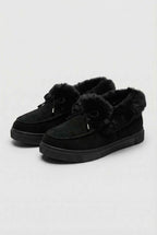 Victoria | Cozy Black Winter Boots with Warm Lining - Lumina