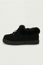 Victoria | Cozy Black Winter Boots with Warm Lining - Lumina