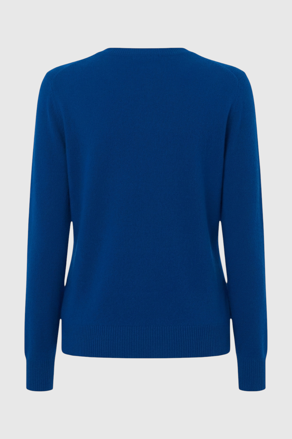 Victoria | Cozy Dark Blue V-Neck Sweater with Flattering Fit - Lumina