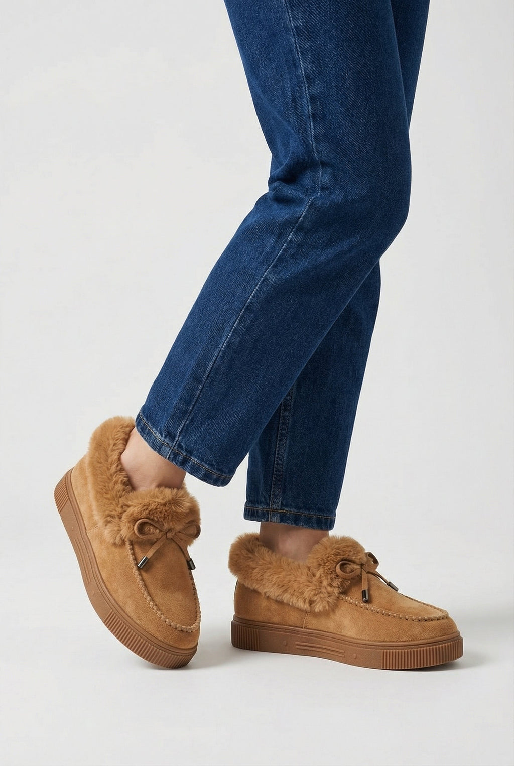 Victoria | Cozy Light Brown Ankle Boots with Warm Lining - Lumina