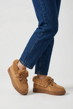 Victoria | Cozy Light Brown Ankle Boots with Warm Lining - Lumina