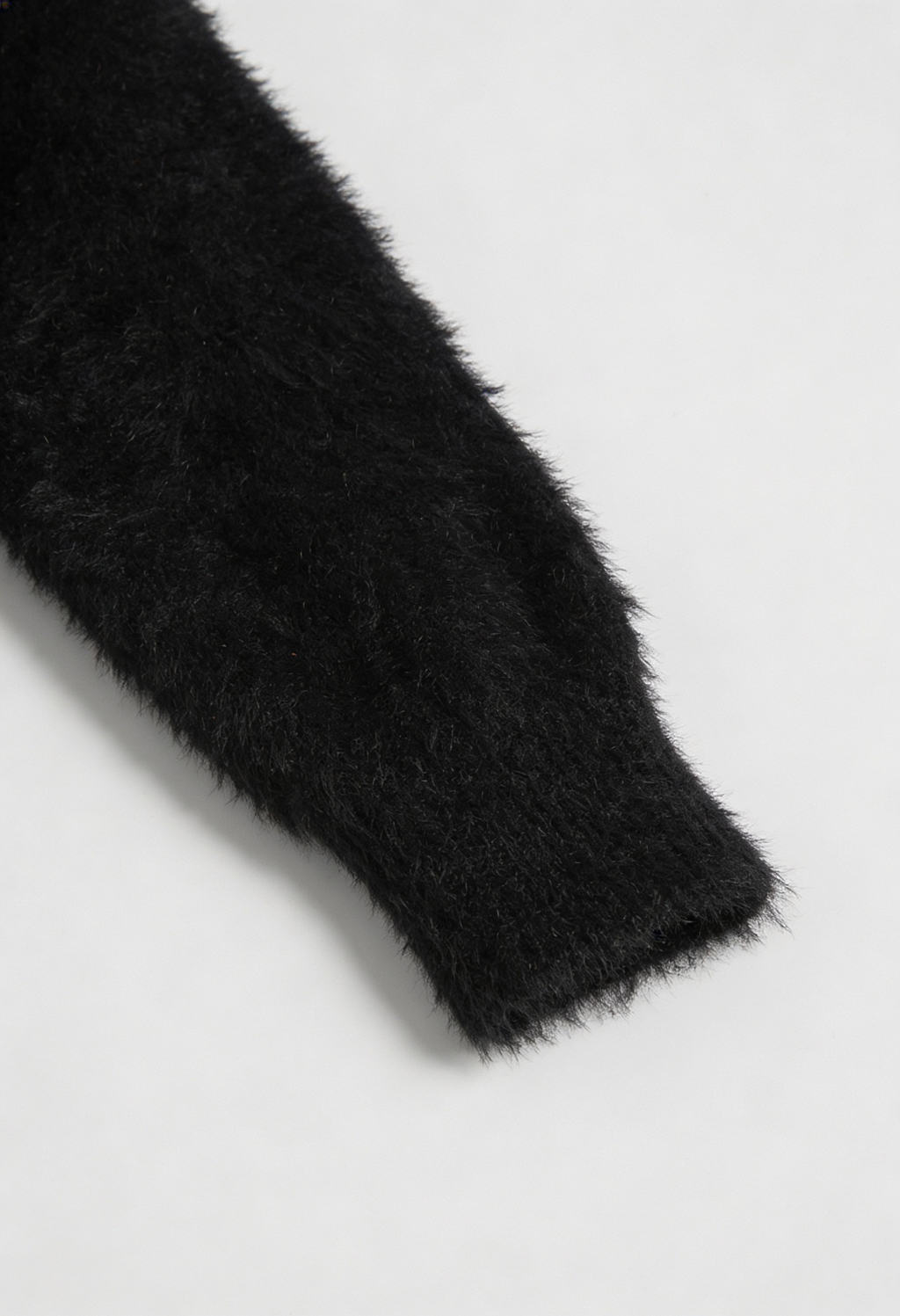Victoria | Cozy Long Black Cardigan Sweater with Open Front Design - Lumina
