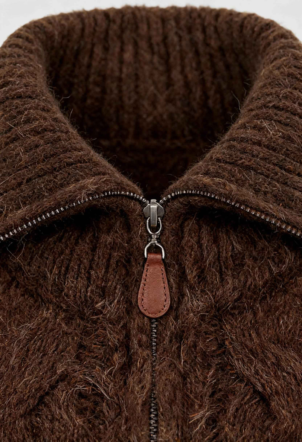 Victoria | Cozy Long Cardigan Sweater with Zipper Closure - Lumina