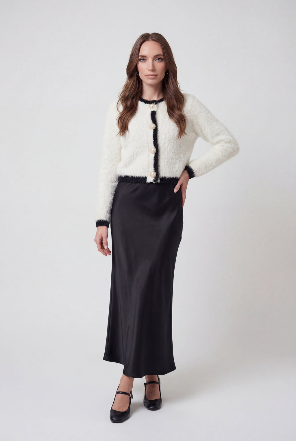 Victoria | Cozy Open-Front Cropped Cardigan Sweater for Women - Lumina