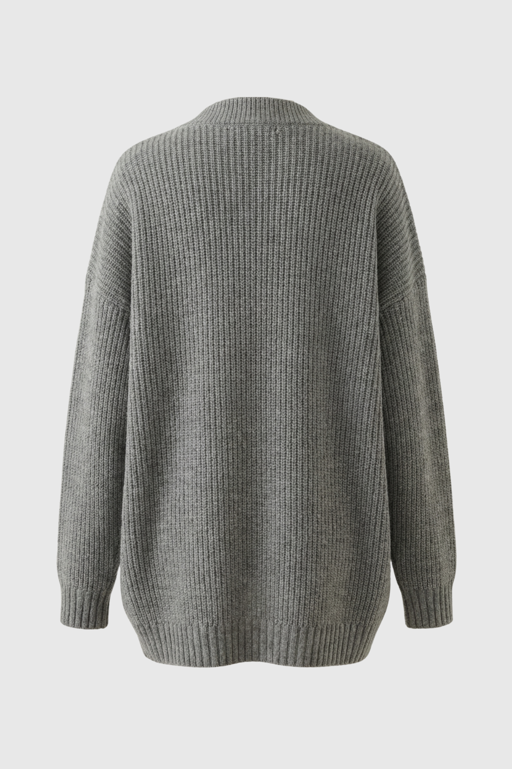 Victoria | Cozy Oversized Long Cardigan with Ribbed Details - Lumina