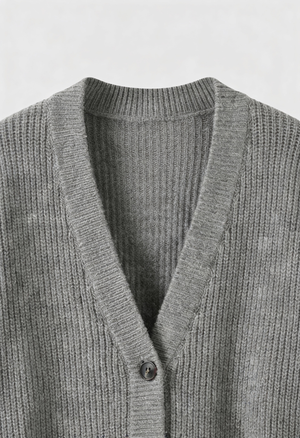 Victoria | Cozy Oversized Long Cardigan with Ribbed Details - Lumina