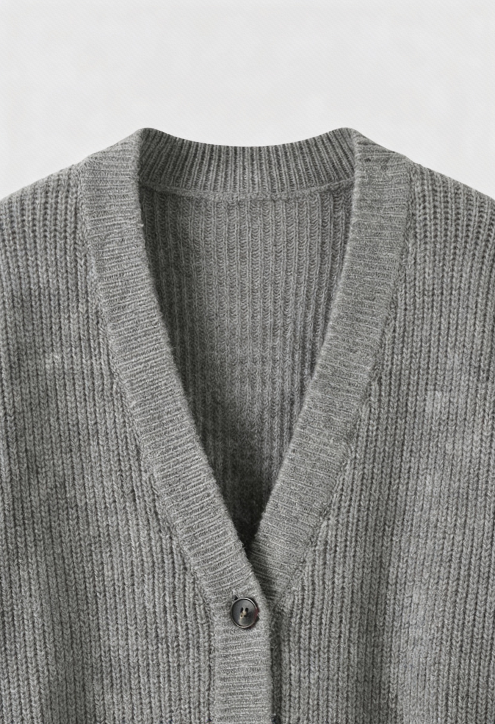Victoria | Cozy Oversized Long Cardigan with Ribbed Details - Lumina